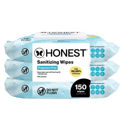 The Honest Company Alcohol Hand Sanitizing Wipes