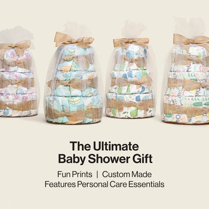 The Honest Company Clean Conscious Diaper Cake - Above It All - 39ct