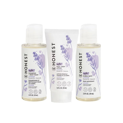 The Honest Company Babe's Mini Must-Haves Gift Set: Moisturizing, Calming, Travel Size