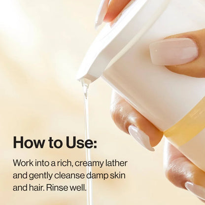 The Honest Company Sensitive Shampoo + Body Wash Refill - Fragrance Free - 32 fl oz: Basic Cleansing, All Hair Types, 2-In-1 Liquid