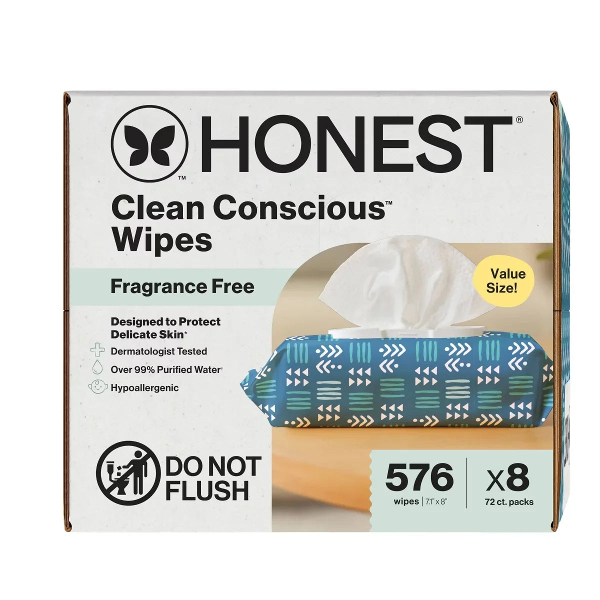 The Honest Company Sensitive Clean Conscious Wipes