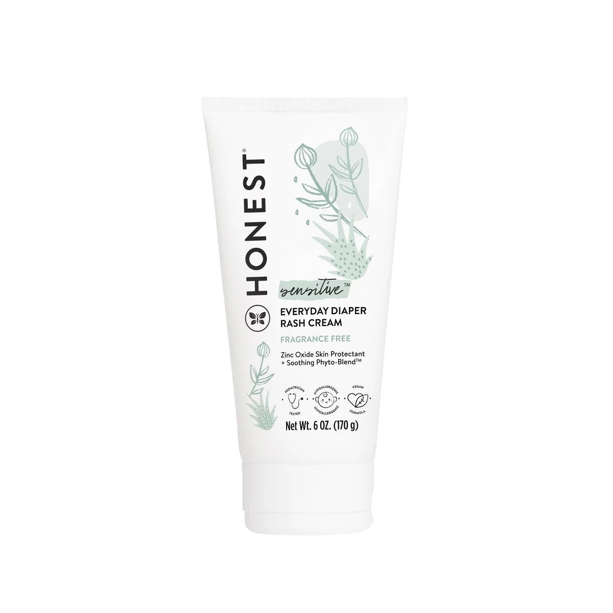 The Honest Company Sensitive Everyday Diaper Rash Cream Fragrance Free