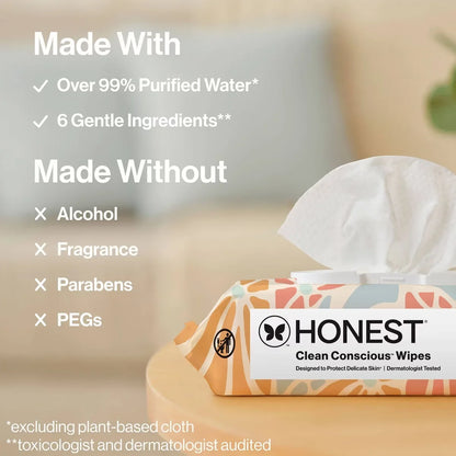 The Honest Company Sensitive Clean Conscious Wipes