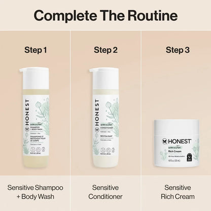 The Honest Company Sensitive Rich Cream - Fragrance Free - 4 fl oz