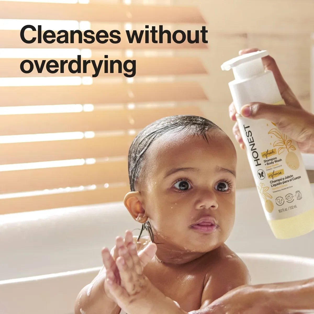 The Honest Company Refresh Shampoo + Body Wash - Citrus Vanilla