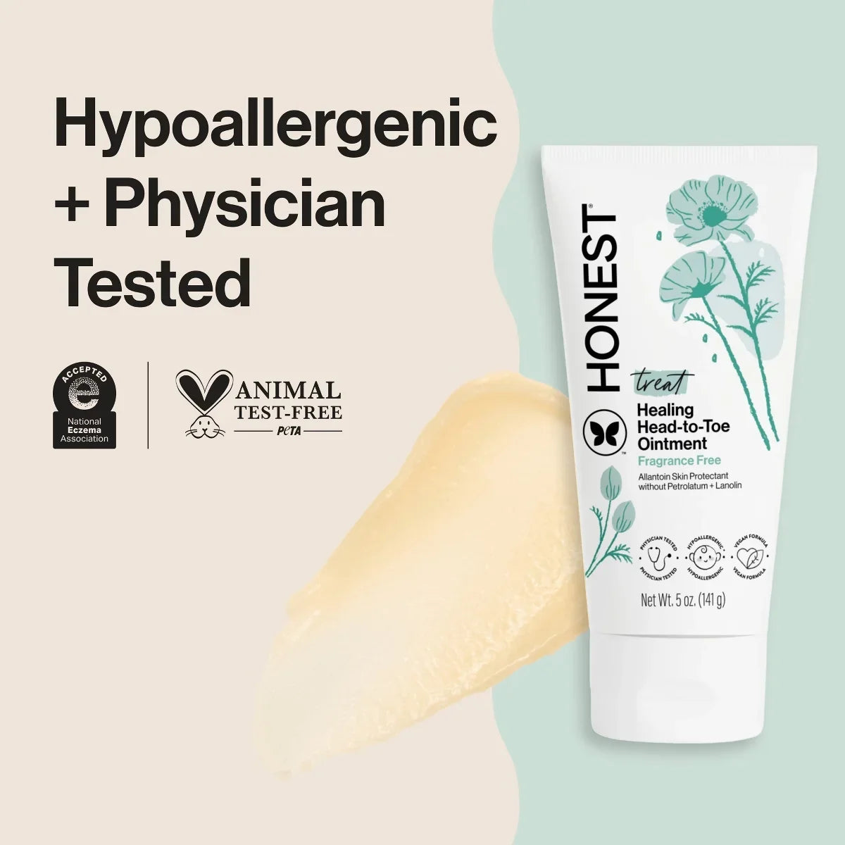 The Honest Company Healing Head-to-Toe Ointment Fragrance Free