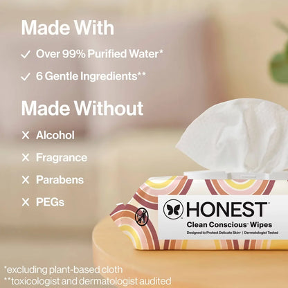 The Honest Company Sensitive Clean Conscious Wipes