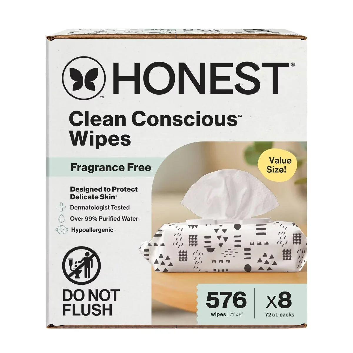 The Honest Company Sensitive Clean Conscious Wipes