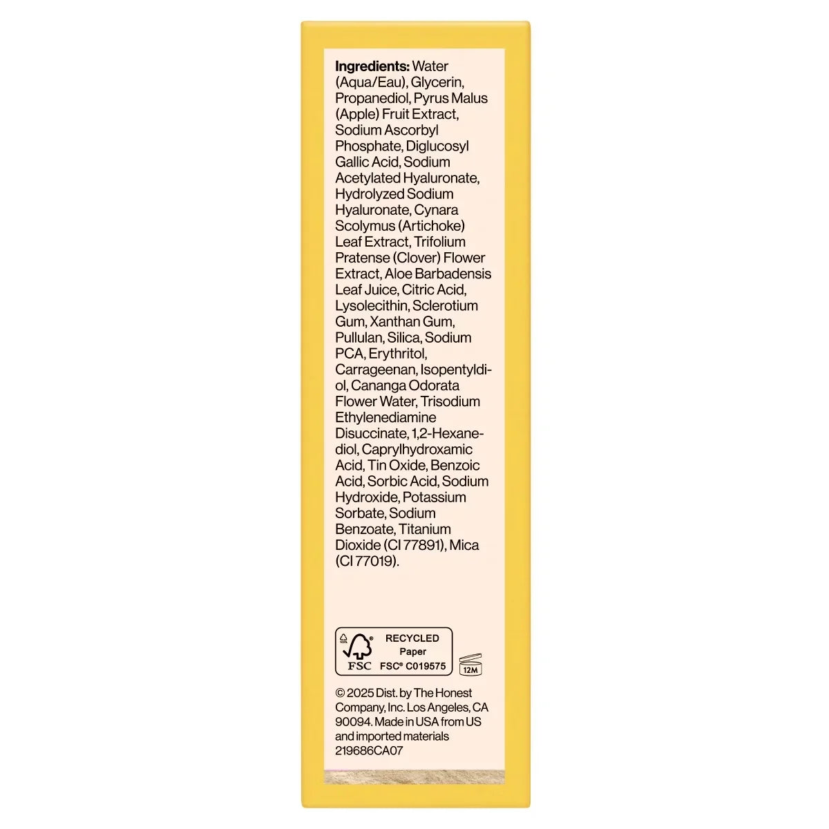 Honest Beauty Vitamin C Radiance Serum with Hyaluronic Acid - 1 fl oz: Skin Tone Improvement, Brightening, Anti-Aging, Hydrating
