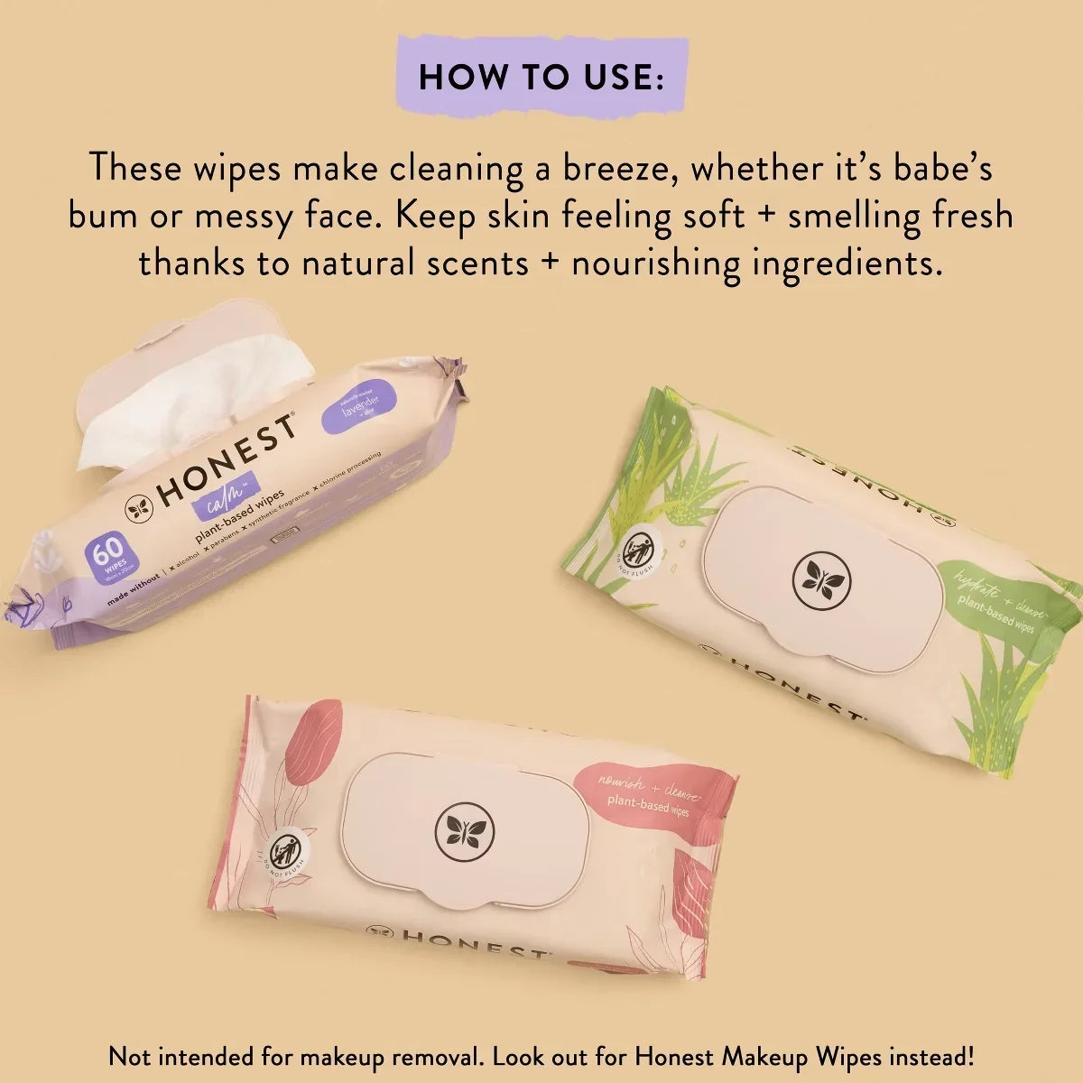 The Honest Company Hydrate + Cleanse Plant-Based Baby Wipes - Aloe and Cucumber - (Select Count)
