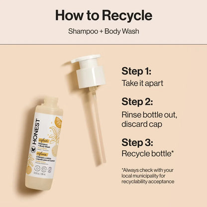 The Honest Company Refresh Shampoo + Body Wash - Citrus Vanilla