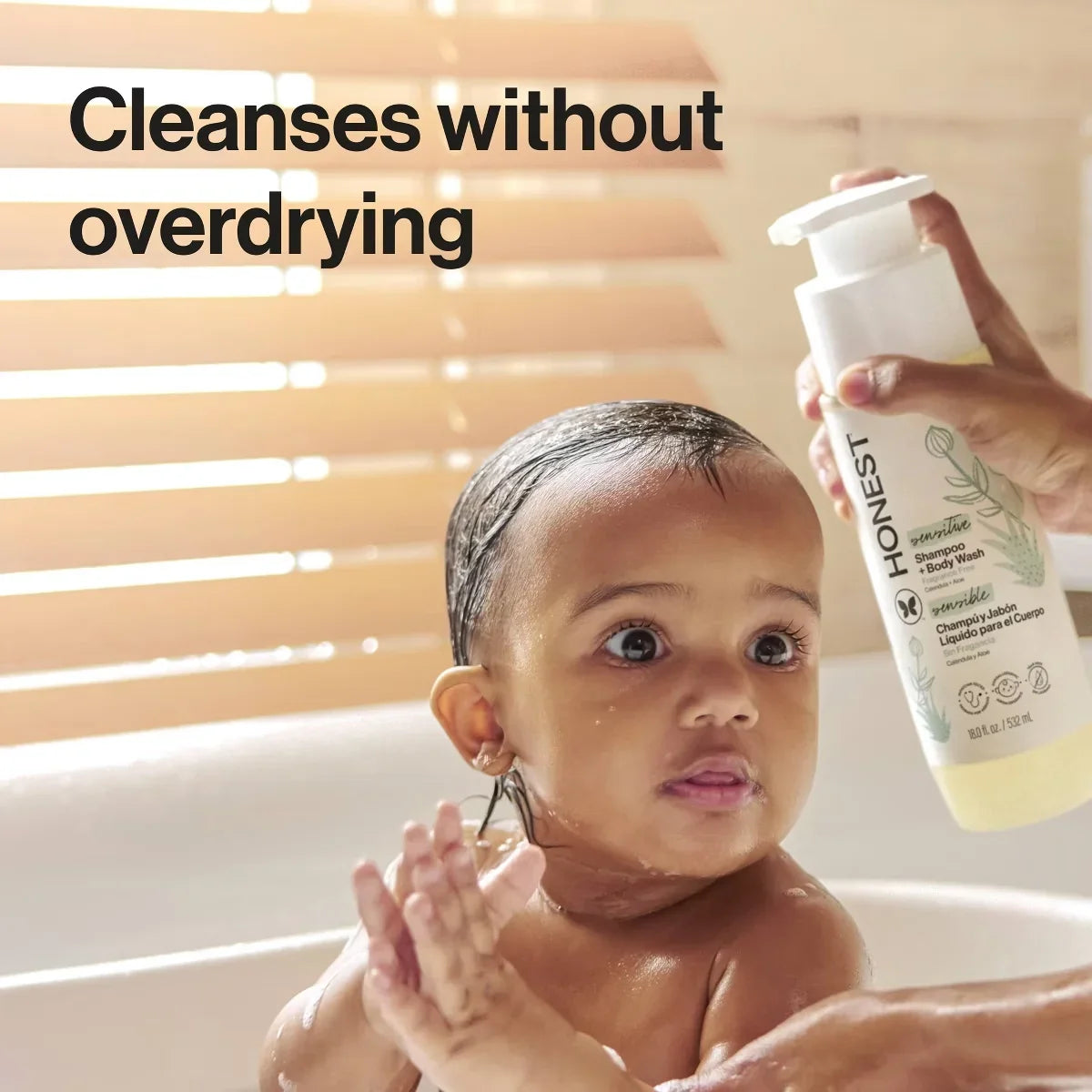 The Honest Company Sensitive Shampoo + Body Wash Fragrance Free