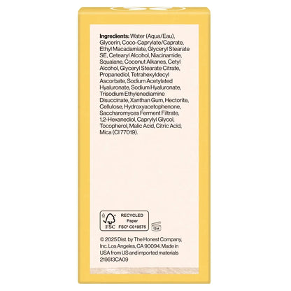 Honest Beauty Everyday Radiance and C Moisturizer with Vitamin C - 1.7 fl oz: Noncomedogenic, Unscented Face Cream