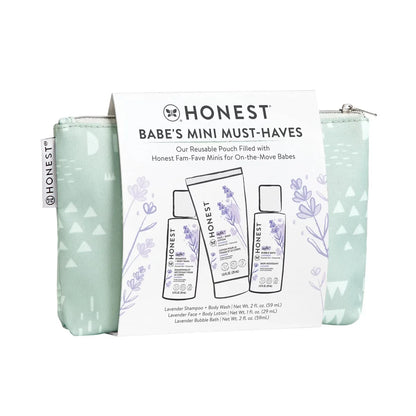 The Honest Company Babe's Mini Must-Haves Gift Set: Moisturizing, Calming, Travel Size