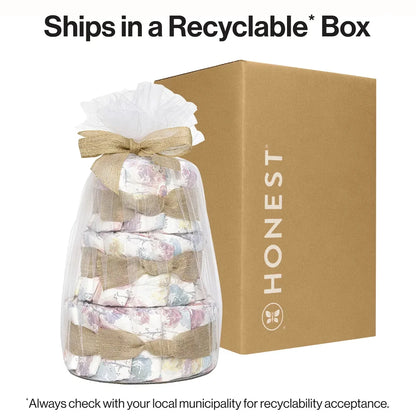 The Honest Company Clean Conscious Diaper Cake - Rose Blossom - 39ct