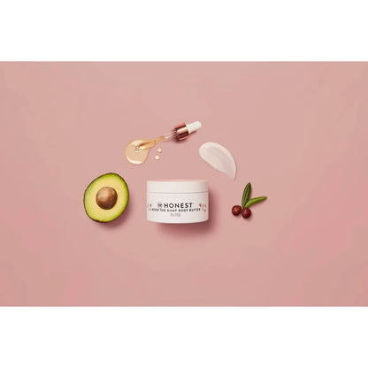The Honest Company Honest Mama Body Butter - 4oz: Moisturizing & Lanolin-Free, Whole Body Hydration, Unscented, Paraben-Free