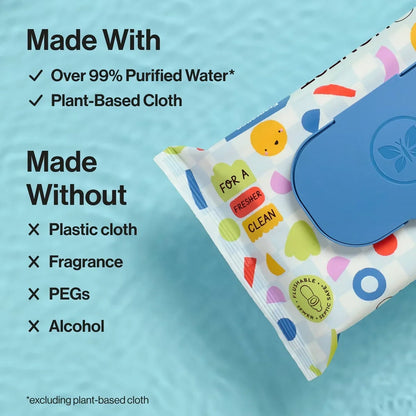 The Honest Company Plant-Based Baby Wipe - Little Flushable Wipes