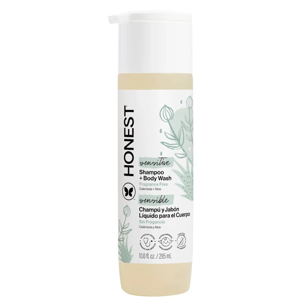 The Honest Company Sensitive Conditioner10 fl oz + Face & Body Lotion8.5 fl oz + Bubble Bath12 fl oz + Detangler4 fl oz + Shampoo + Body Wash 10 fl oz