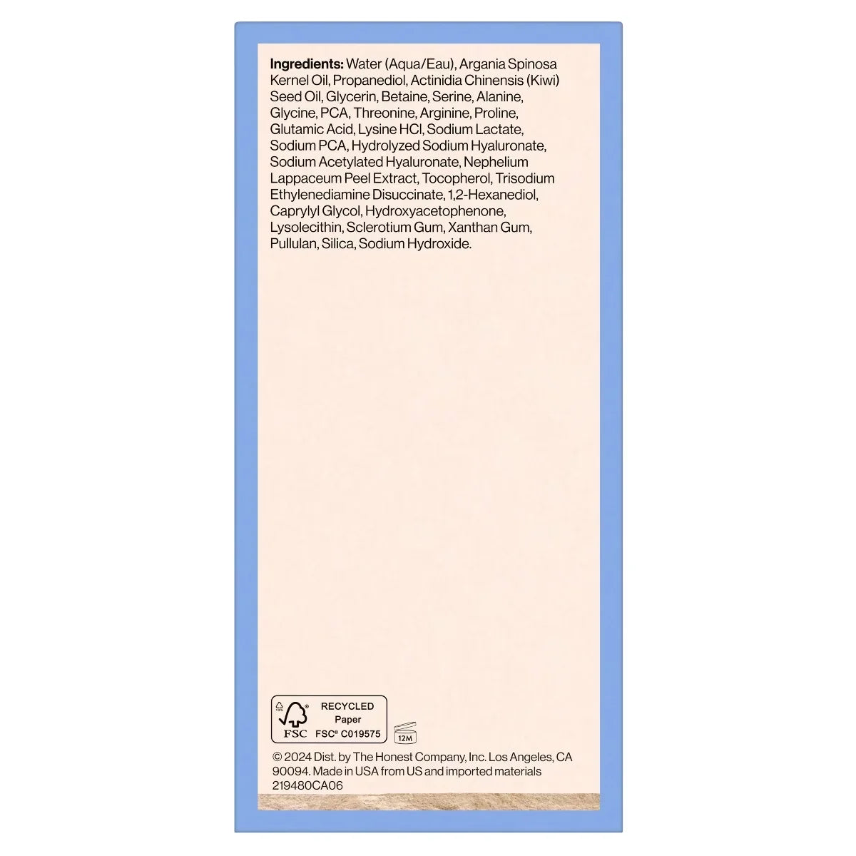 Honest Beauty Hydrogel Deep Hydration Hyaluronic Acid Serum with Rambutan 1 fl oz: Paraben-Free, Silicone-Free, Vegan