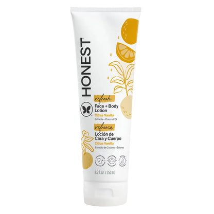 The Honest Company Refresh Face + Body Lotion 8.5 fl oz + Bubble Bath 12 fl oz + Detangler 4 fl oz + Shampoo + Body Wash10 fl oz + Conditioner10 fl oz